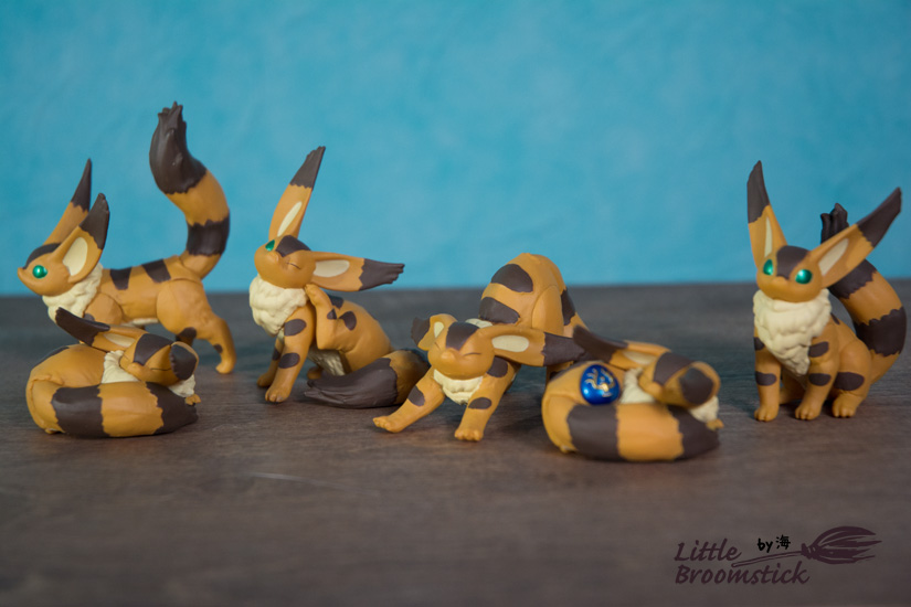 No339～344 ポーズがいっぱいコレクション キツネリス - LittleBroomstick