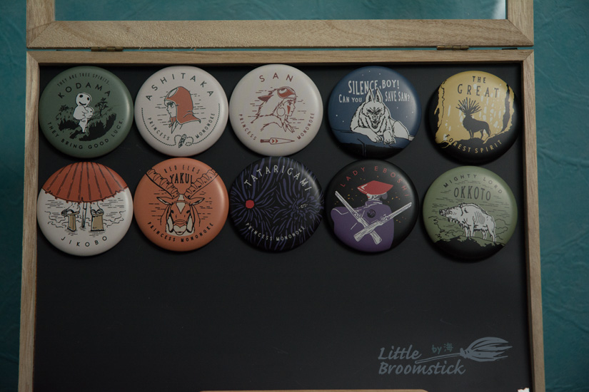 No356～365缶バッジもののけ姫 - LittleBroomstick