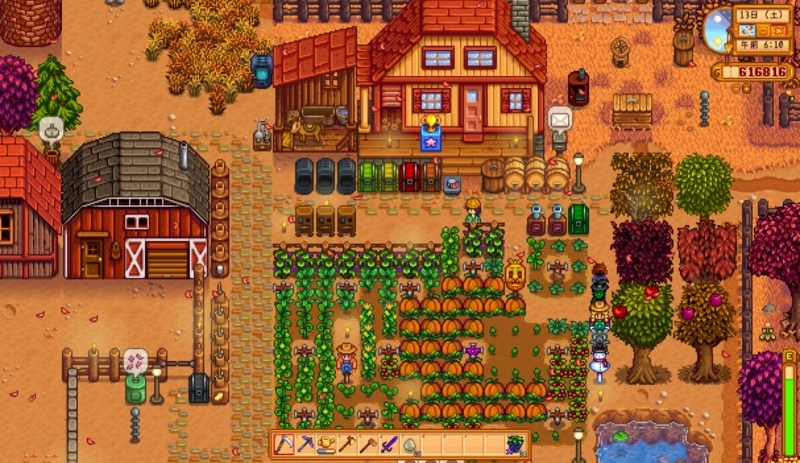 Stardew Valley 記録 2年目秋11 13日目 モンスター討伐コンプ 言葉のさんぽ道