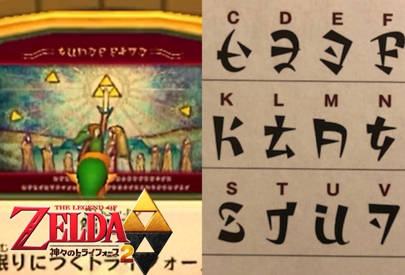 時系列からみるハイリア文字 ハイラルノコトバ
