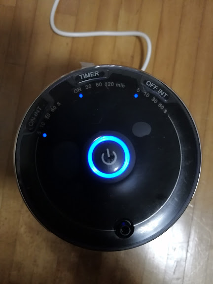 ネブライザー アロマディフューザー 設定