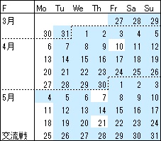 F2026序盤日程