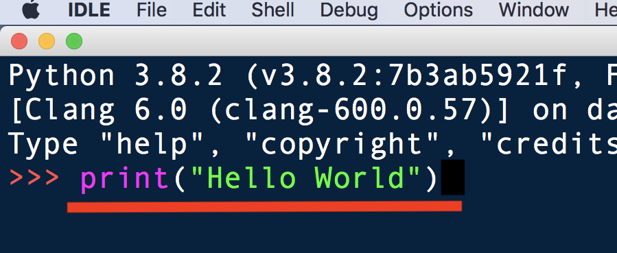 Python・IDLEでコードを書く２