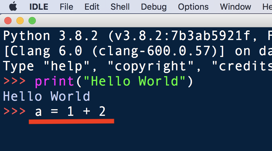 Python・IDLEでコードを書く４