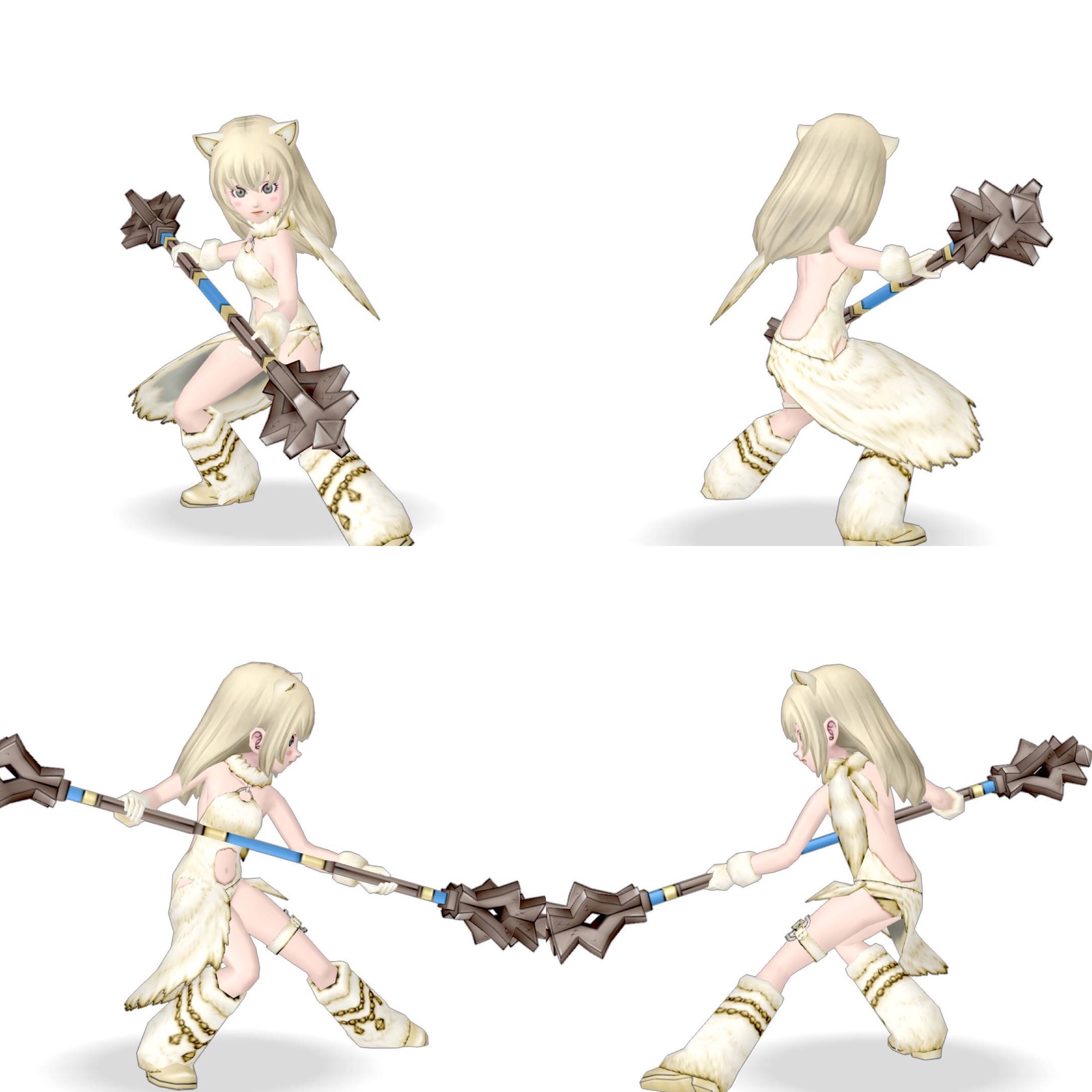 武器別 バトルポーズ改 幼女編 Ver5 4対応 ドラクエ10 るなめりのゆるっとドラクエライフ