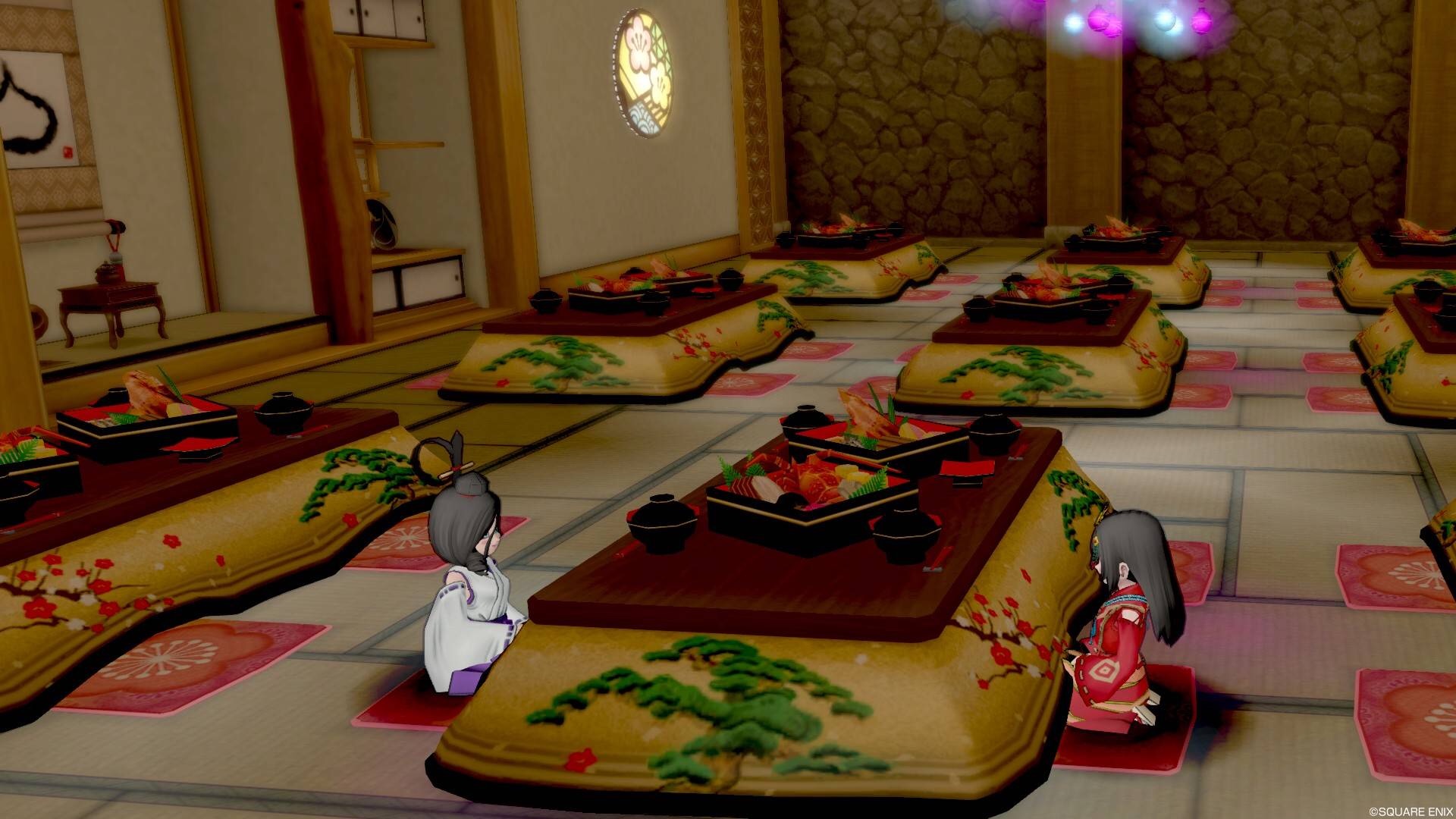 桜舞う和風庭園 ドラクエ10 るなめりのゆるっとドラクエライフ