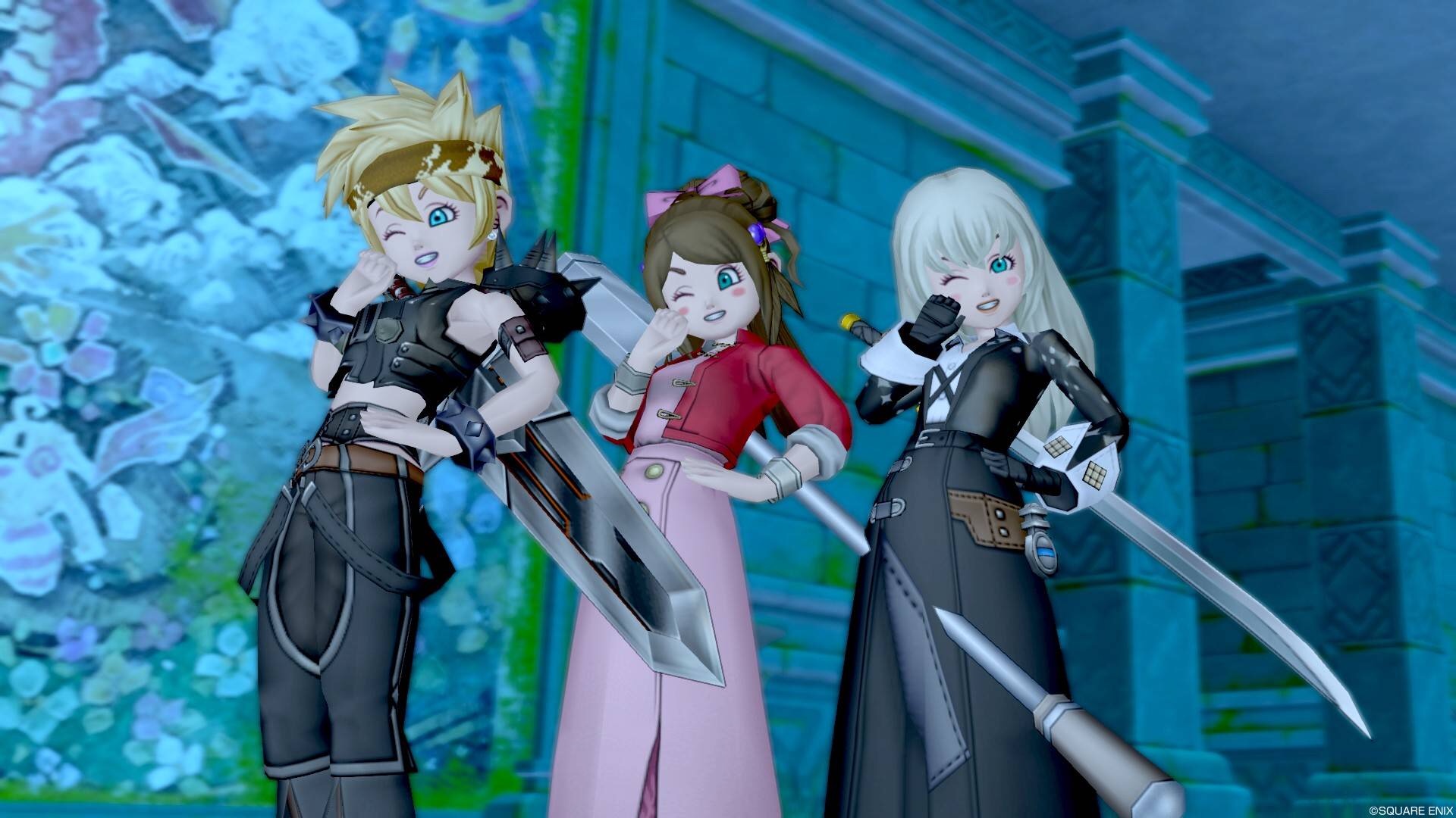 Ffvii ユフィ コスドレで巡る Ffvii 観光地ツアー ドラクエ10 るなめりのゆるっとドラクエライフ