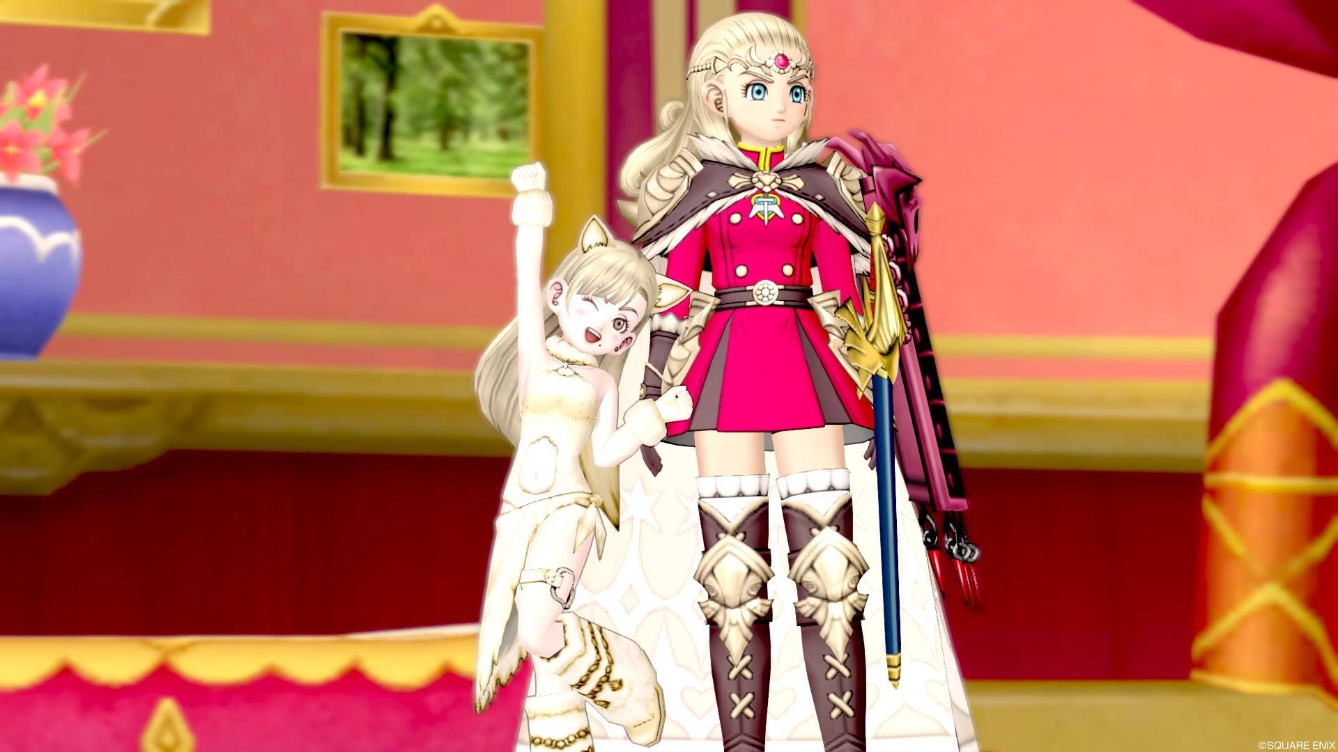 アンルシアの 大勇者の天衣 とペアコーデ作ってみた ドラクエ10 るなめりのゆるっとドラクエライフ