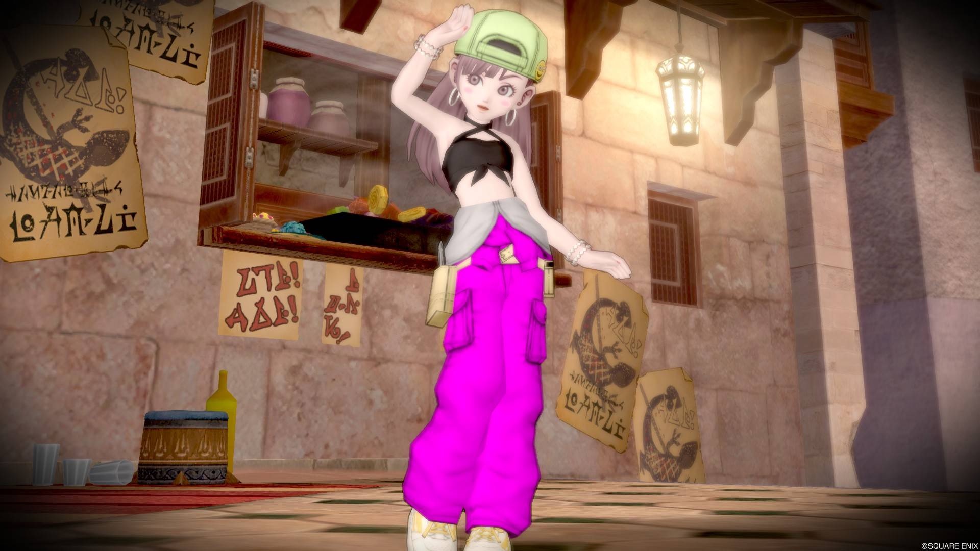 アクティブスタイルな ストリート系 コーデ ドラクエ10 るなめりのゆるっとドラクエライフ