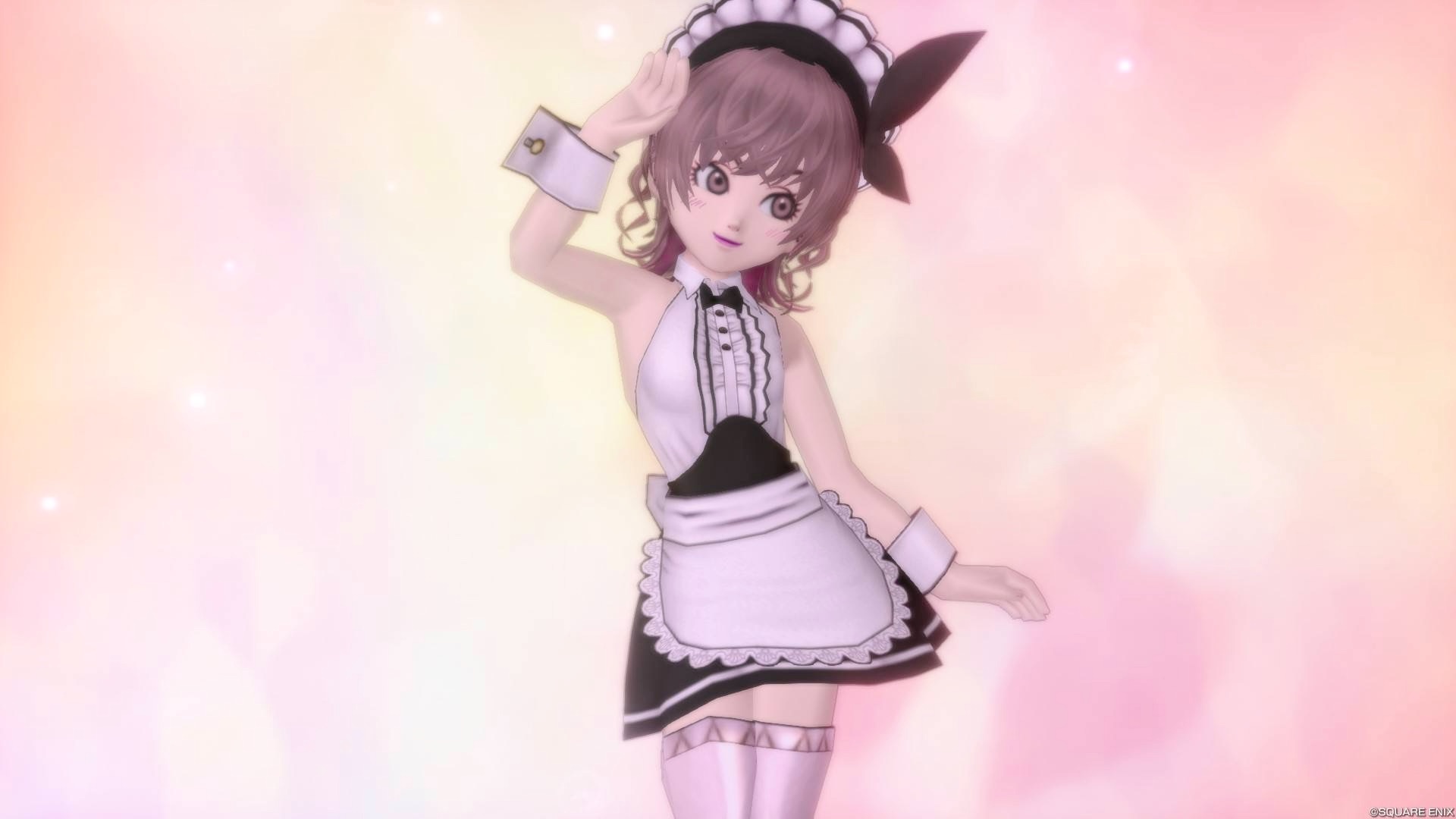 プレミアムかみがた』と『横ウェーブつけ毛』で【メイドドレア