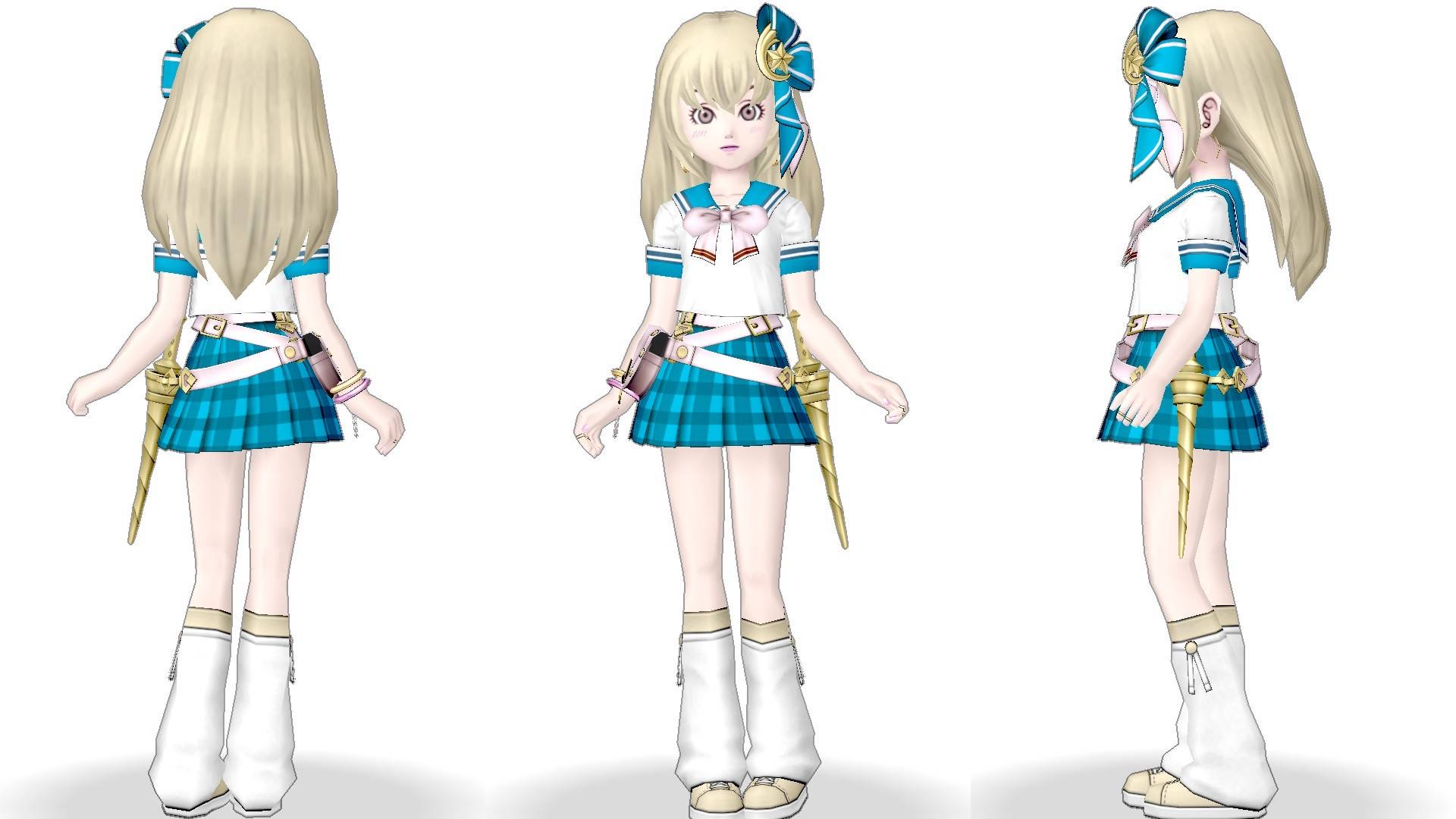 魔法学園のスカート』で【制服ギャル】コーデ - 【ドラクエ10】るなめ