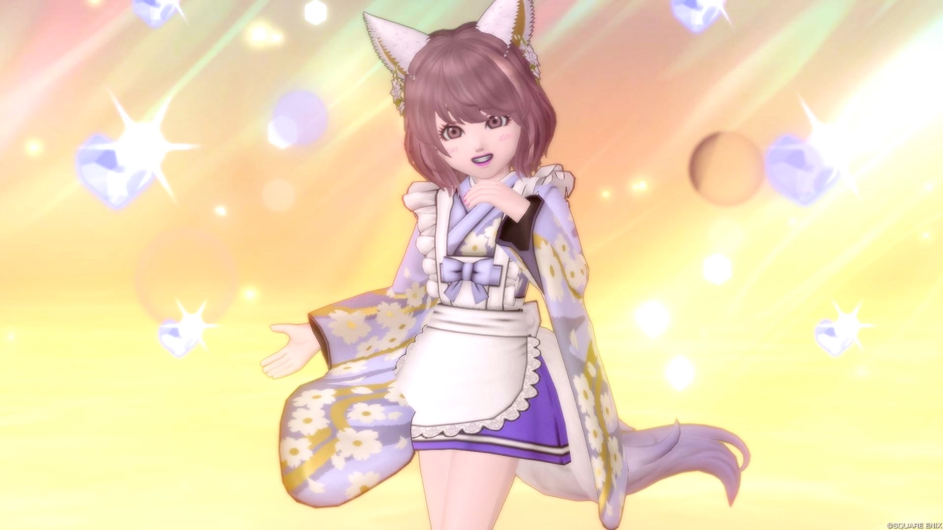 神狐のしっぽ』で和装スタイル【キツネ