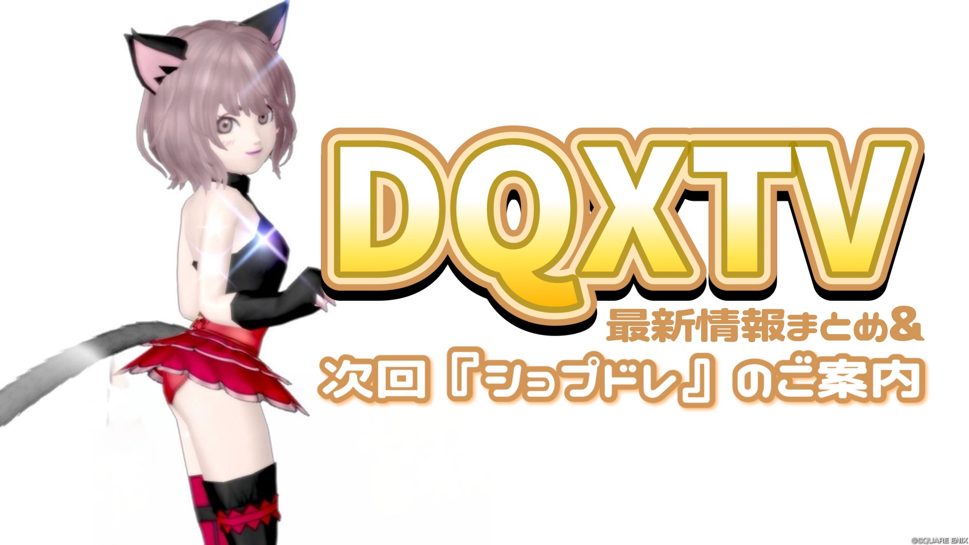 DQXTV】最新情報まとめ＆次回『ショプドレ』のご案内 - 【ドラクエ10