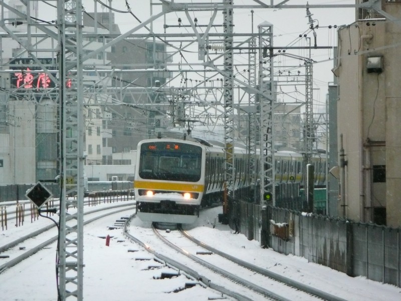 雪の中でも走ルンです