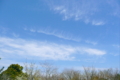 数日ぶりの青空