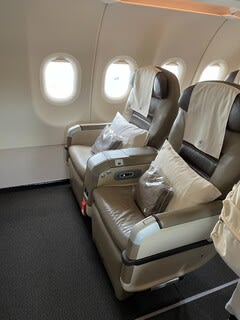 ロイヤルブルネイ航空ビジネスクラス - Luntaの小さい旅、大きい旅