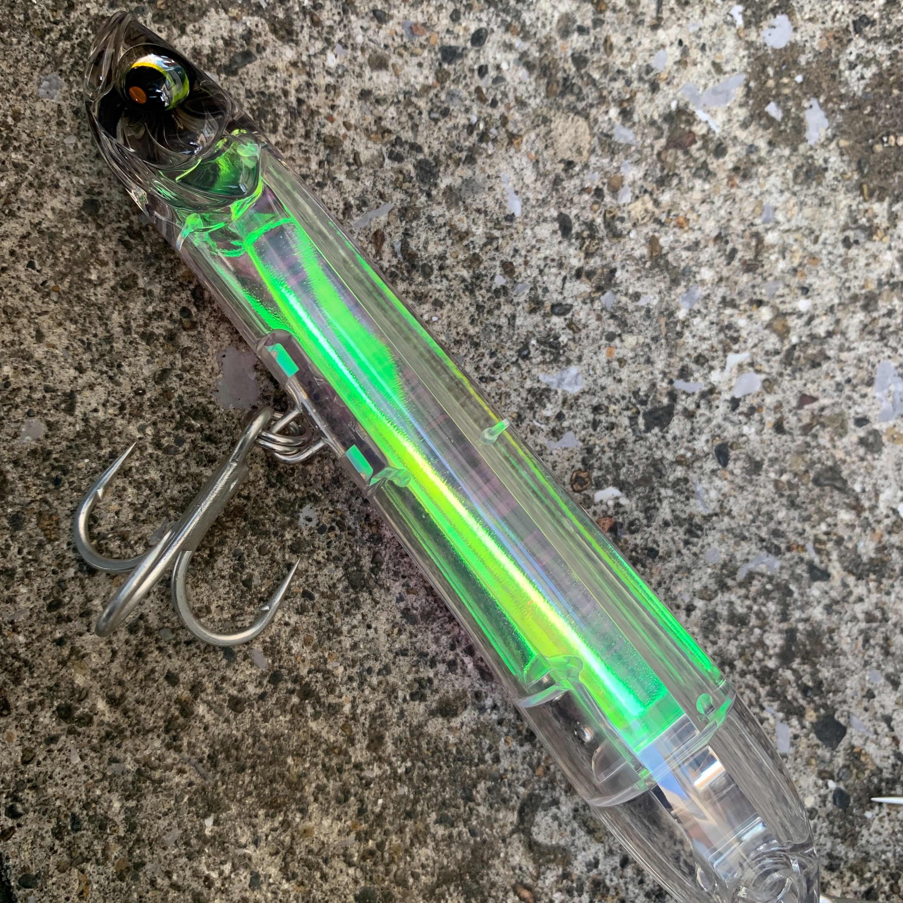 KIDUL キドゥルスィミングペンシルポッパー 240mm ブルーホロ Lブルー スピットペンシル135F×ヒラスズキ】ヒラスズキゲームの