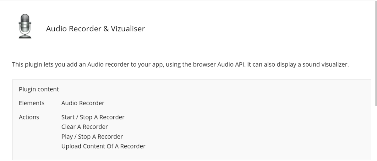 「Audio Recorder & Vizualiser」