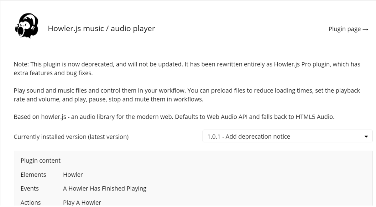 Howler.js music/audio player