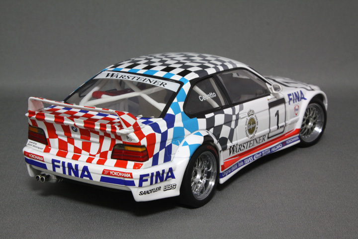 Miniature BMW M3 GTR E36 Cecotto 1:18 – UT MODELS ADAC GT Cup 1993