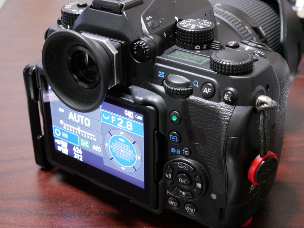 Pentax K 1のファインダーカスタム チラシの裏 仮