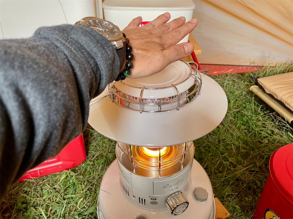 5年愛用】キャンプでトヨトミレインボーストーブを使う方法！テント内