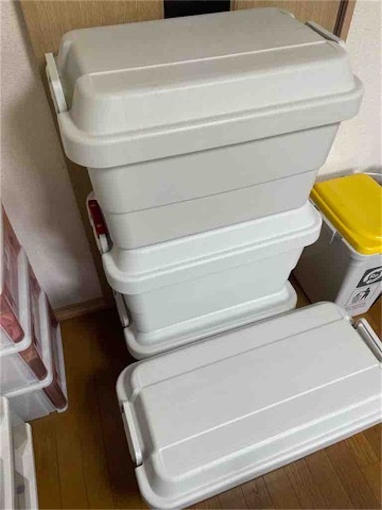 レビュー】キャンプで無印の頑丈収納ボックス大と特大のおすすめサイズ