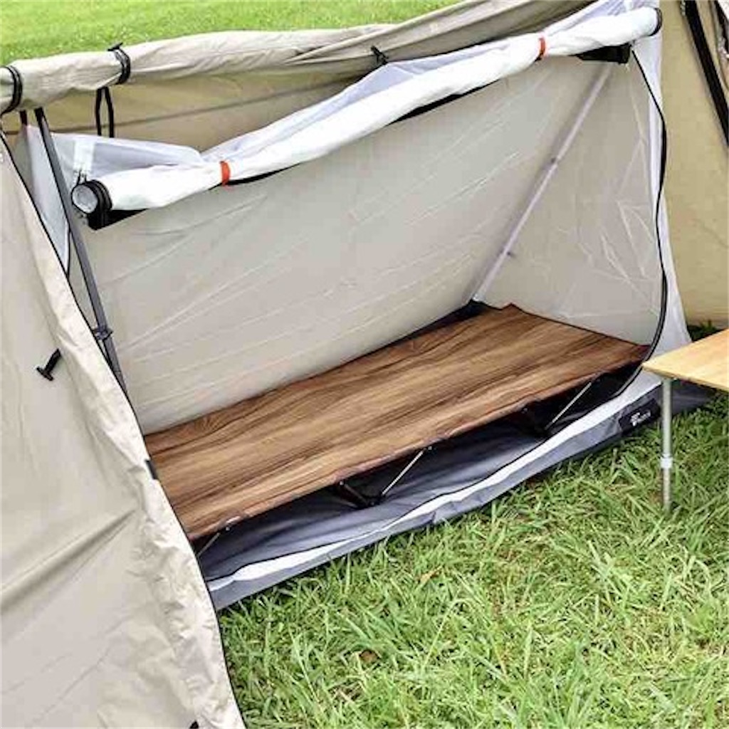 簡単】テントにコットが入らない場合どうしたらいいの？詳しく検証