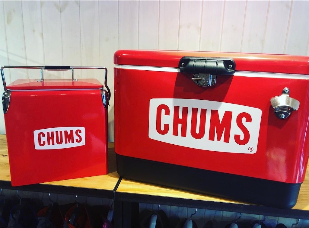 CHUMS チャムス 慣れれ スチールクーラーボックス レッド 新品・未開封 