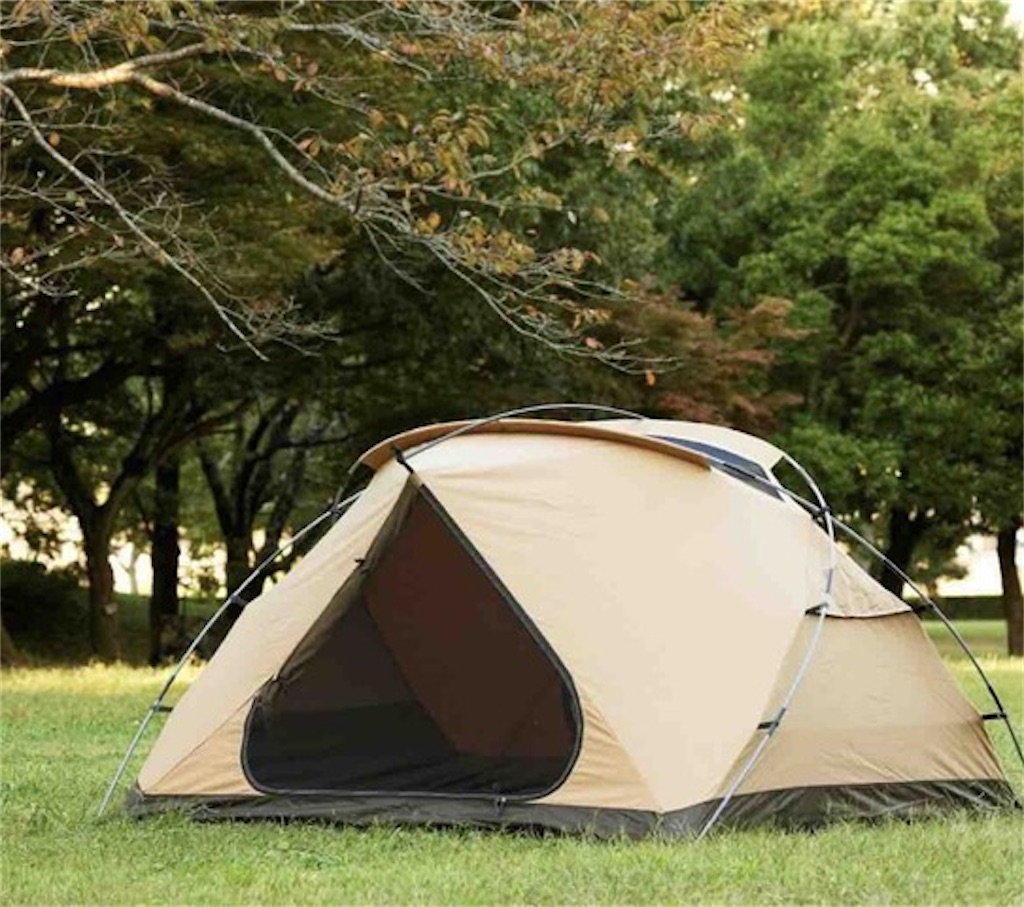 DOD(ディーオーディー) わがやのテントS 2人用 快適 簡単 ワンタッチ