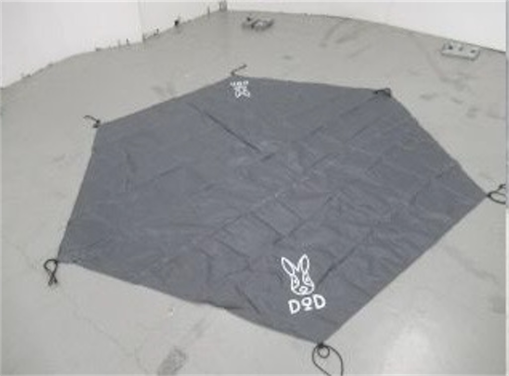 DODワンポールテントのグランドシート代用と敷き方！完全ガイド