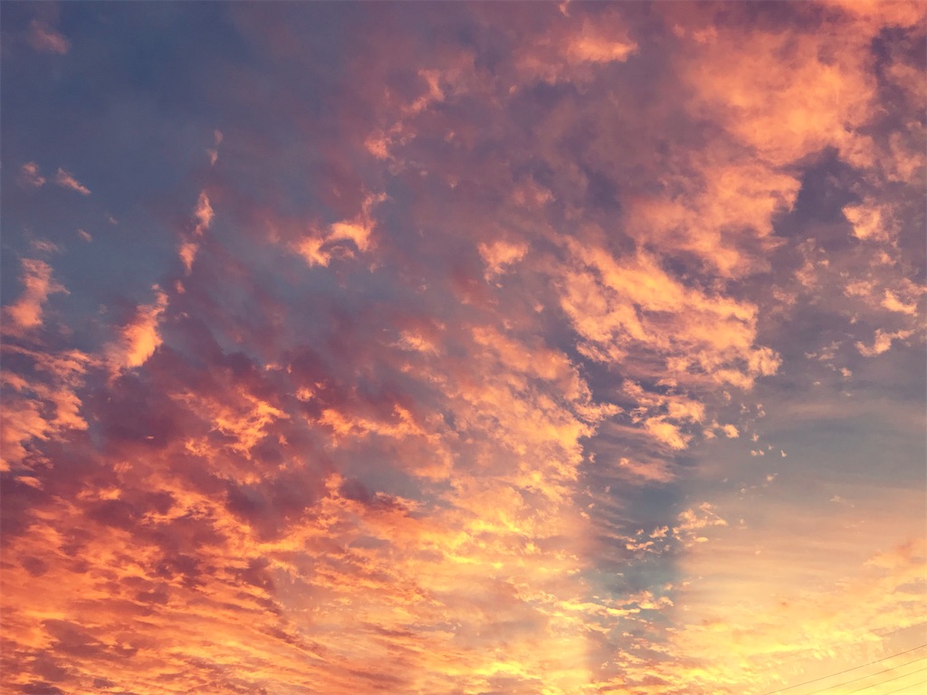 夕空が美しすぎて・・ - ごきげんでいること