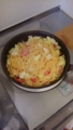 ハムとキャベツのパスタ