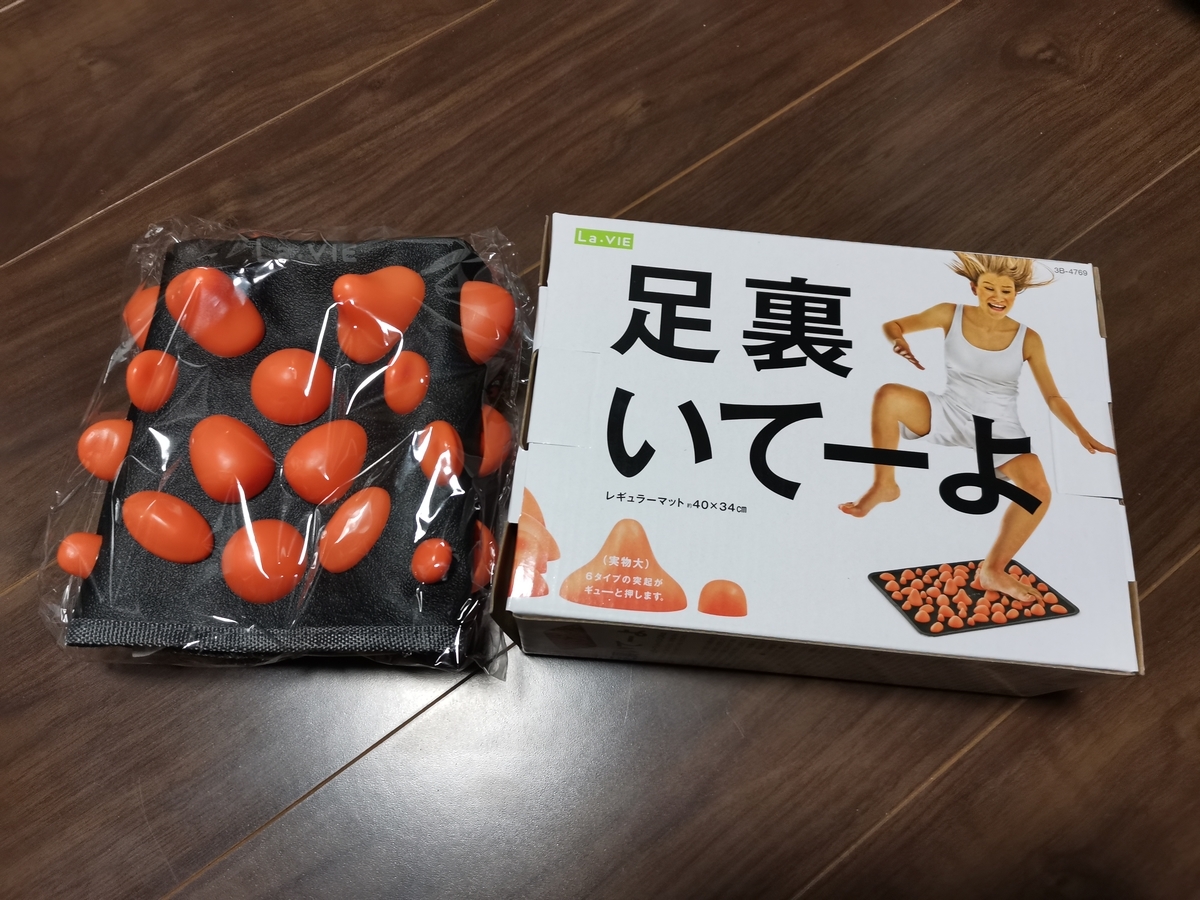 La Vie ラヴィ ミニ足つぼマット 足裏いてーよ レビュー 商品名に偽りなし 効いているのかわからないほどの痛み Md Works