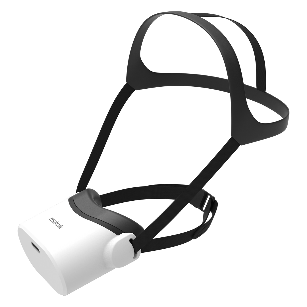 mutalk 】話題の防音Bluetoothマイク「mutalk」クリアな会話のみ