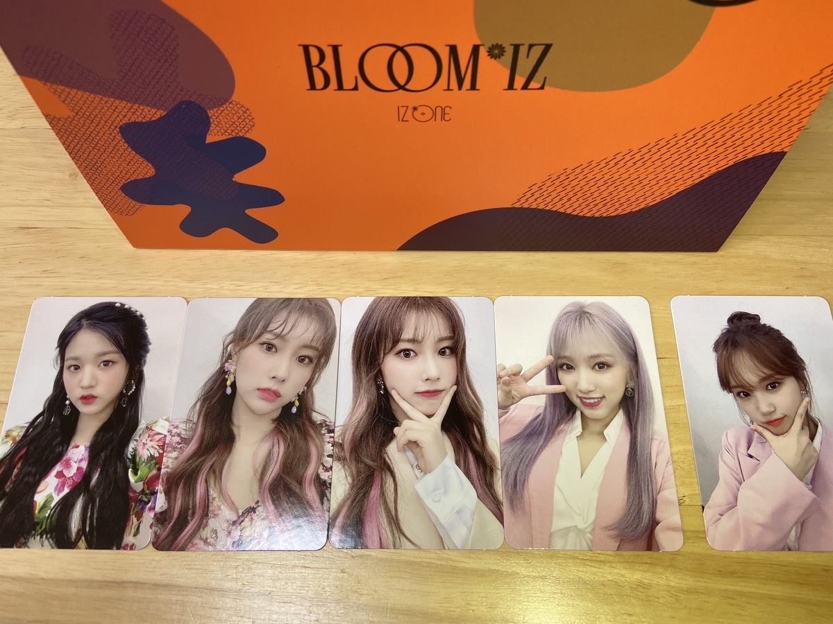 開封レビュー】IZ*ONE アルバム開封！『BLOOM*IZ』の特典が豪華