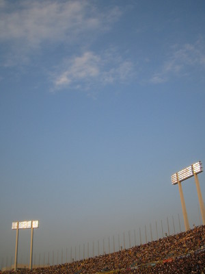 国立競技場　空　
