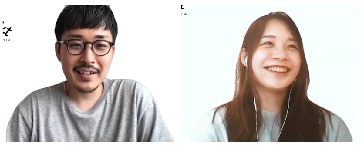 エンジニアリング統括部 UXデザイン部 佐藤と小倉の写真