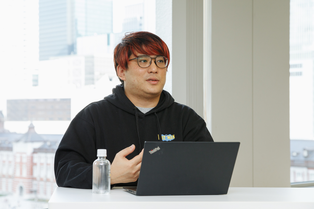 プロダクト開発統括部 フロントエンドグループ プロデューサー 兼 テクニカルディレクター 和田 武の写真