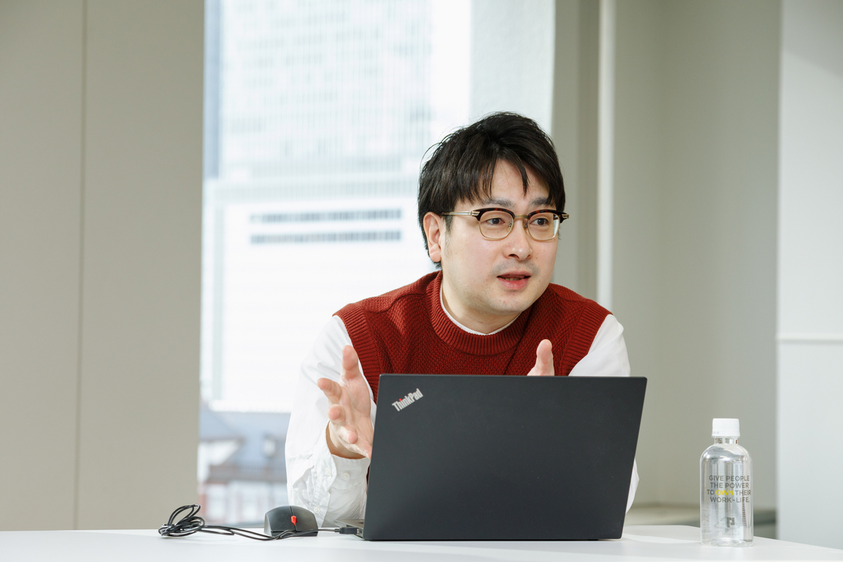 P&M推進部　ゼネラルマネジャー 兼 プロダクト開発統括部 フロントエンドグループ マネジャー 梅村 政貴の写真