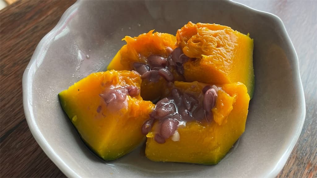 あずきとかぼちゃのいとこ煮の画像
