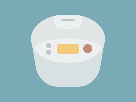 炊飯器のイラスト画像