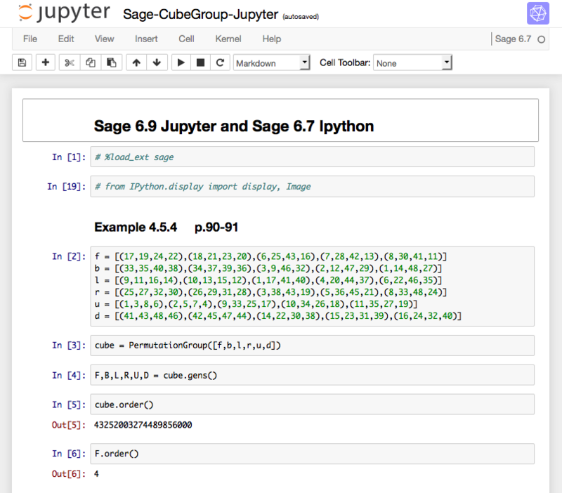 Sage 6.7 の Ipython notebook は Jupyter になっていた - MMAys's blog
