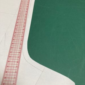 カーブを切る