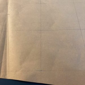 円の直径の四角をかく