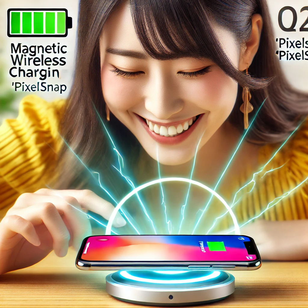 充電・バッテリー:待望のQi2磁気充電「Pixelsnap」登場