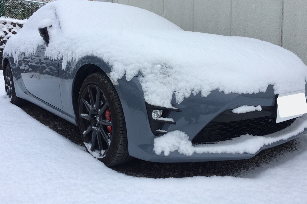 86で雪道を走行すべきではない2つの理由 - ブドウ糖の浪費