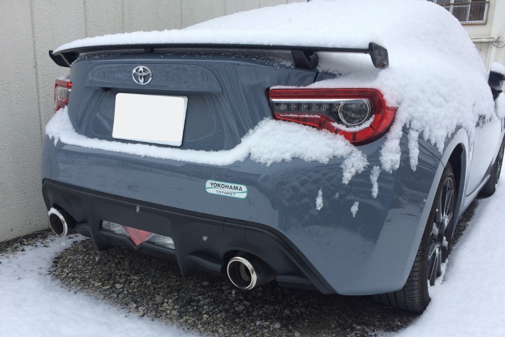 86で雪道を走行すべきではない2つの理由 - ブドウ糖の浪費