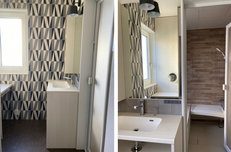 収納力のある洗面室