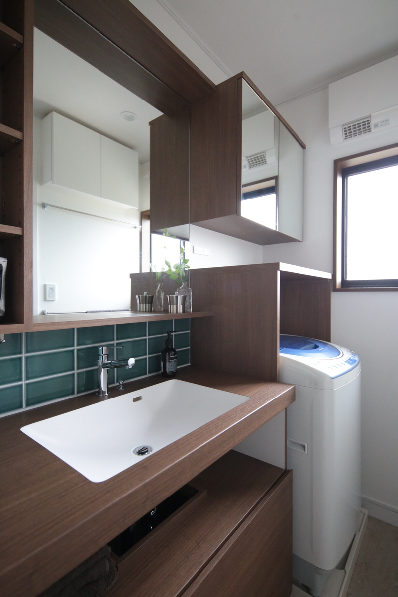 洗面脱衣室の収納計画